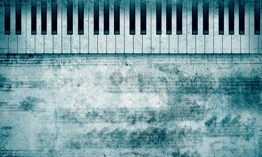 音乐带键音符的音乐的图像图片