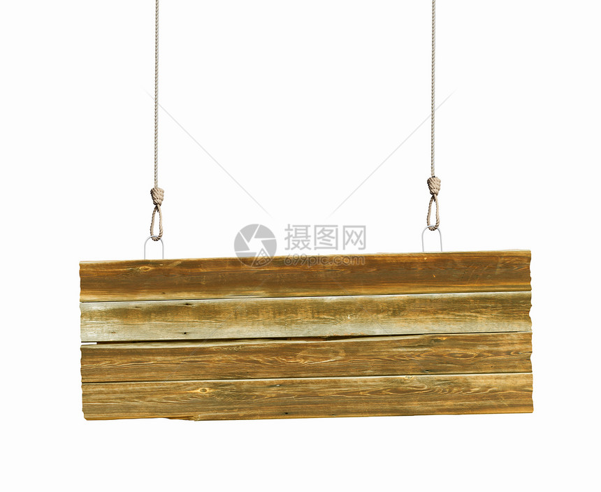 生态木制悬挂空白横幅的形象文字的位置图片
