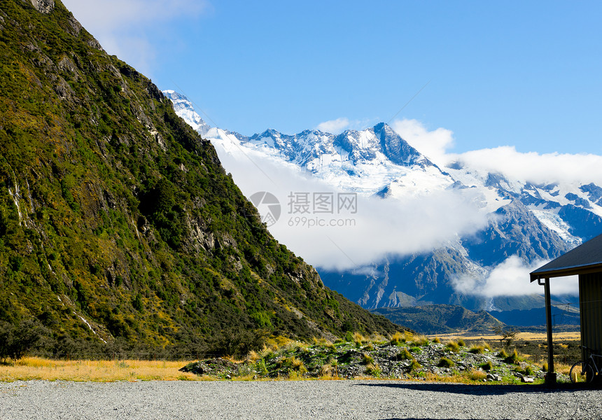 新西兰新西兰山脉美丽的自然景观图片