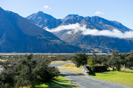 新西兰新西兰山脉美丽的自然景观图片