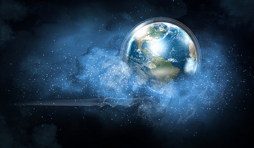 世界诞球地球象征着们星球上的新新快乐,诞快乐这幅图像的元素由美国宇航局提供的背景图片