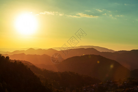 烟熏山脉塞浦路斯的山脉背景