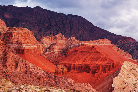 阿根廷风景阿根廷北部的风景背景