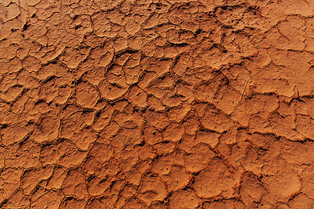 泥纹理沙漠中的旱地背景