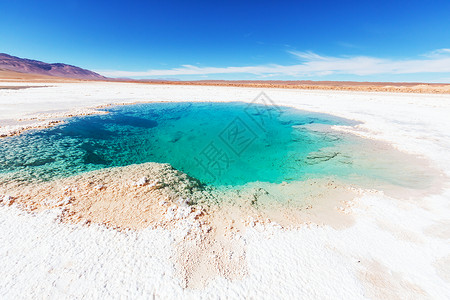 比玛卡利阿根廷朱朱伊省盐沙漠中的奥霍德尔马背景