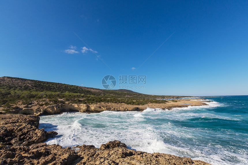 塞浦路斯美丽的海滨图片