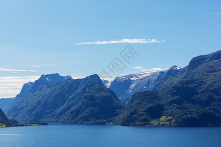挪威北部的景观高清图片