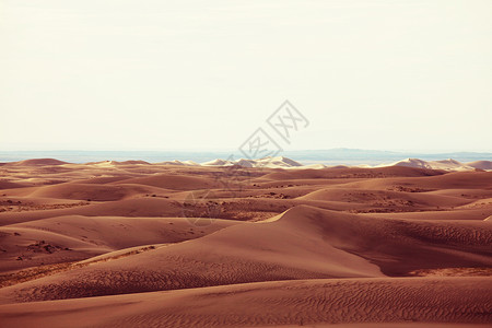 蒙古戈壁戈壁沙漠的沙丘背景