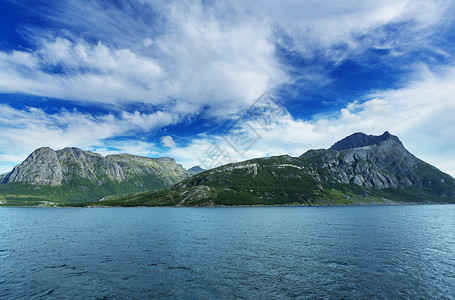 挪威北部风景如画的风景高清图片