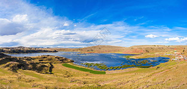 艾清果乌马约湖秘鲁普诺地区的个湖泊背景