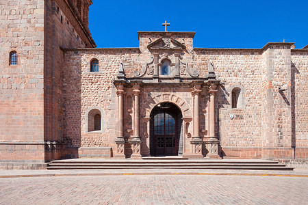 托多明戈教堂也被称为库里坎查寺庙库斯科,秘鲁高清图片