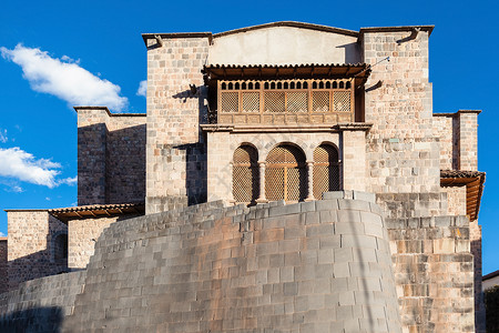 库里坎查神庙也被称为托多明戈教堂,位于秘鲁库斯科图片