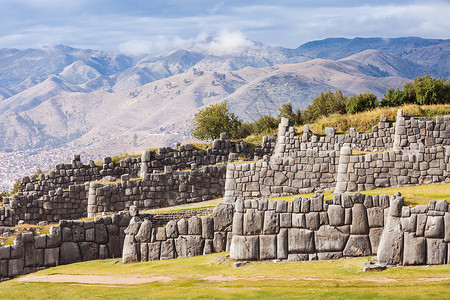 萨克斯瓦曼秘鲁库斯科的个城堡它印加帝国的历史首都图片