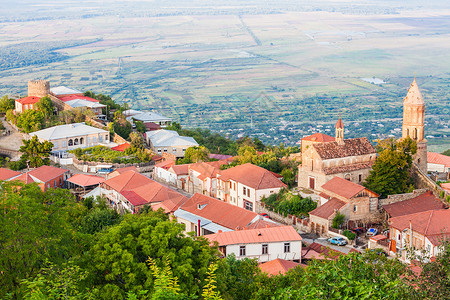 叹息纳吉全景,卡赫蒂地区的格鲁吉亚高清图片