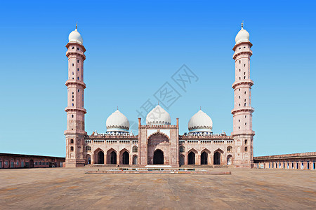 泰姬陵座位于印度博帕尔的清真寺图片