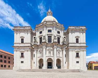 万神殿恩格拉西亚教堂葡萄牙里斯本17世纪的纪念碑高清图片