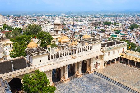 忍者之印拉贾斯坦邦的乌迪普尔市政厅印度主要的旅游景点之背景