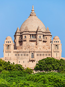 印度拉贾斯坦邦乔德布尔的乌梅德巴汉宫高清图片