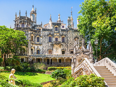 雷加里拉宫昆塔达雷加拉,辛特拉,葡萄牙高清图片
