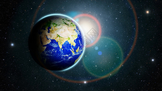 行星地球深元素的这张图片由美国宇航局提供高清图片
