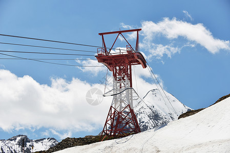 高山索道,滑雪胜地图片