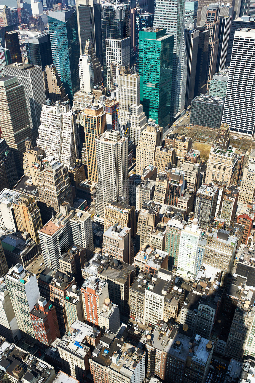 曼哈顿的城市景观景观,纽约市,美国图片