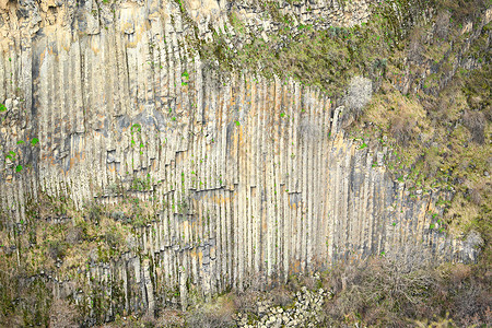亚美尼亚玄武岩柱地质图片
