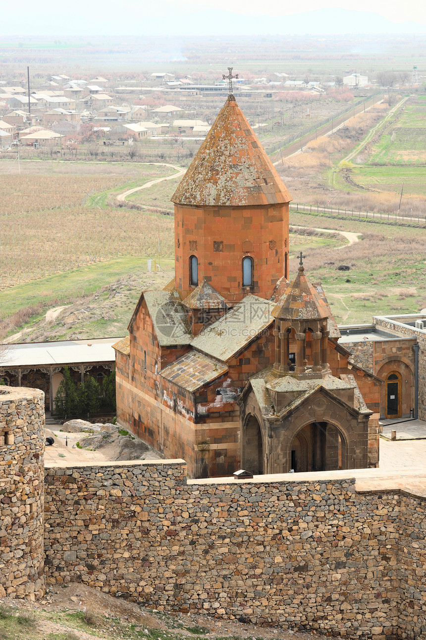 亚美尼亚山区的古修道院KhorVirap成立于21662图片