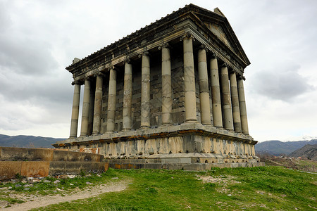 古代加尼异教寺庙,亚美尼亚的希腊寺庙高清图片