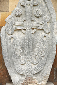 酸蚀美嗪喀喀,亚美尼亚神的十字石背景