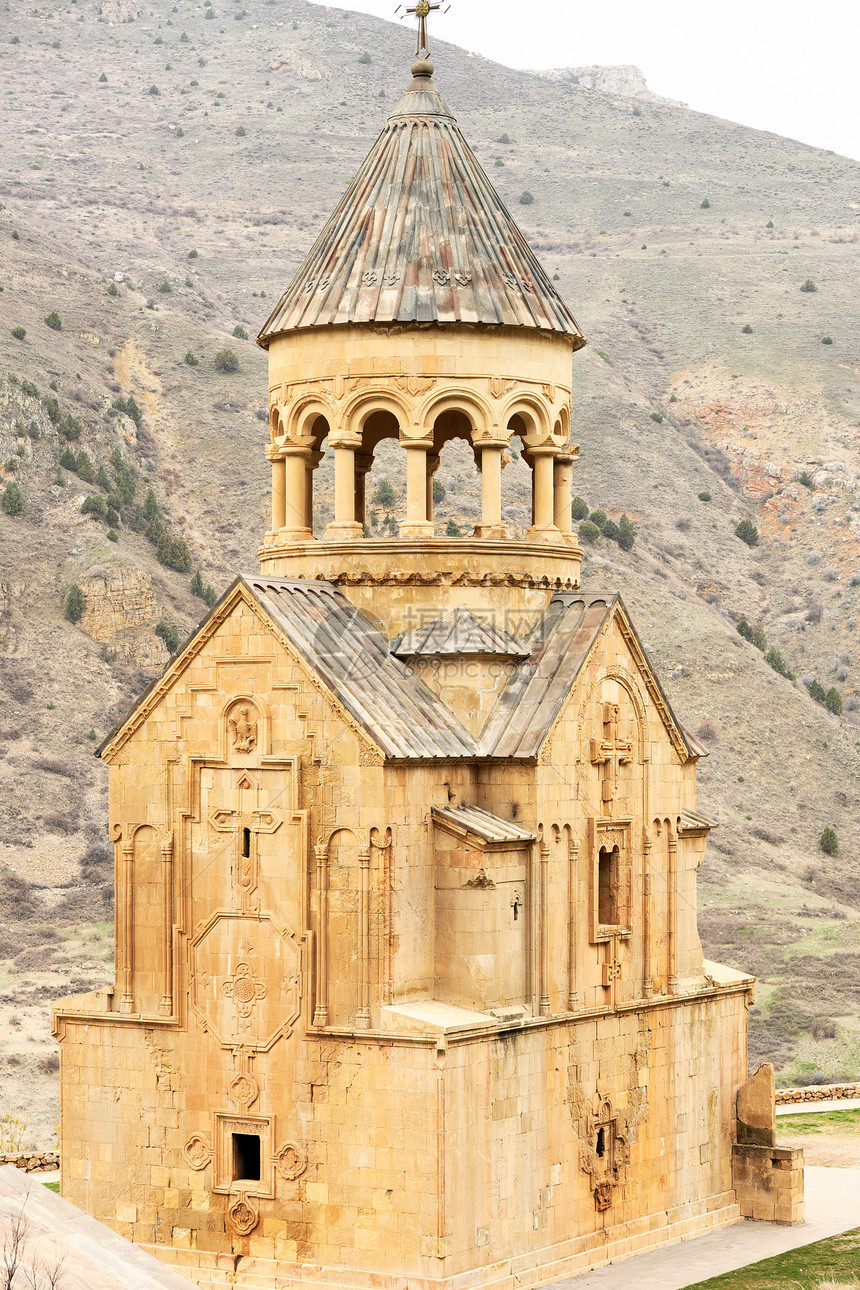 古代修道院诺拉万克阿马胡山谷,亚美尼亚山区成立于1205图片