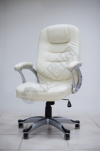 现代白色办公椅家具空的启动业务高清图片