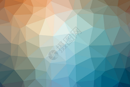 几何多边形背景矢量素材三角形多边形的低多色彩抽象几何背景背景