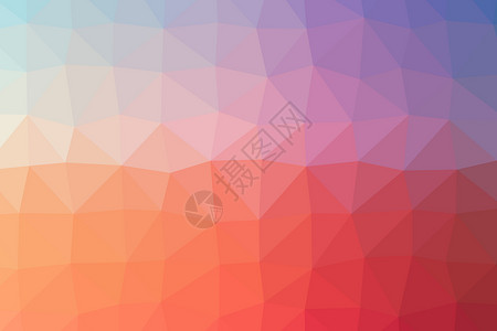 三角形矢量三角形多边形的低多色彩抽象几何背景背景