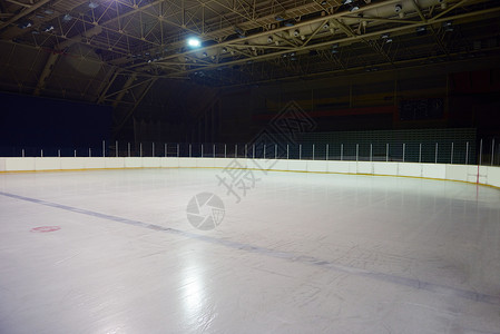 室内空冰场曲棍球滑冰场高清图片