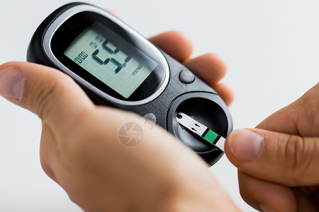 测量血糖血糖仪检查血糖背景