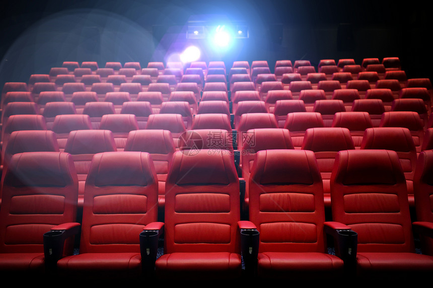 娱乐活动休闲电影院电影院空礼堂与红色座位电影院空礼堂座位图片