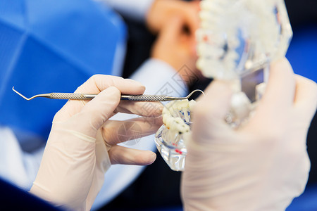 人,医学,口腔医学保健牙科手与颌骨牙齿布局牙科探头牙科诊所办公室图片