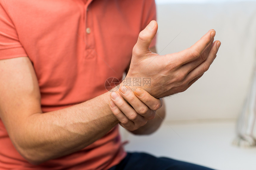 人,医疗保健问题的密切的人痛苦的手手腕家里图片