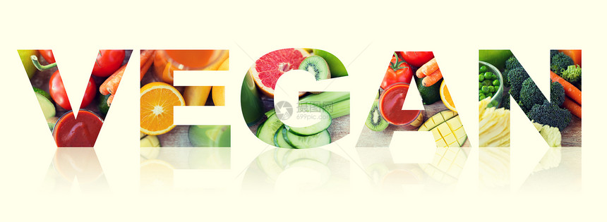 文字,健康饮食,食物,素食饮食素食词的水果蔬菜背景图片