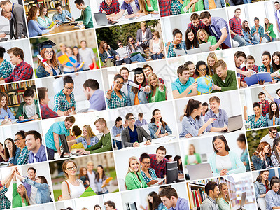 教育与大学大学高中学生的许多图片进行整理图片