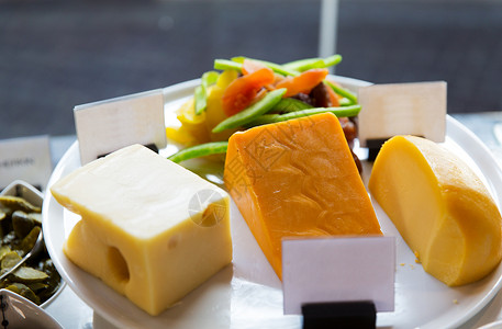 食物饮食咖啡馆展示奶酪的特写图片