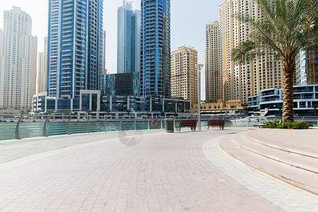 城市景观,旅游,旅游城市迪拜城市商业区摩天大楼海滨图片