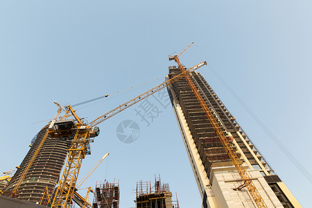 迪拜城市摩天大楼的建设发展建筑工业工程图片