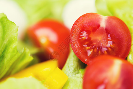 饮食,蔬菜食品,健康饮食象沙拉中接近成熟的切菜图片