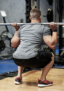 运动,健身,生活方式人的轻人杠铃弯曲肌肉健身房图片