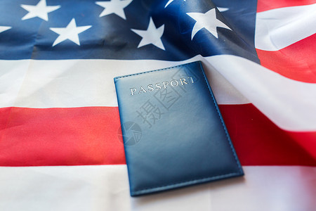 公民身份主义民族主义美国护照的特写图片