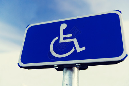 残疾人停车交通法规公路代码残疾人户外路标残疾人户外路标背景