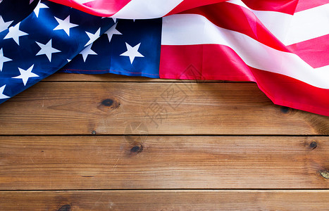 美国独立日,主义,民族纪念带的木板上美国图片