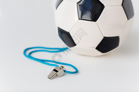 体育,足球,裁判体育设备的球裁判哨子图片